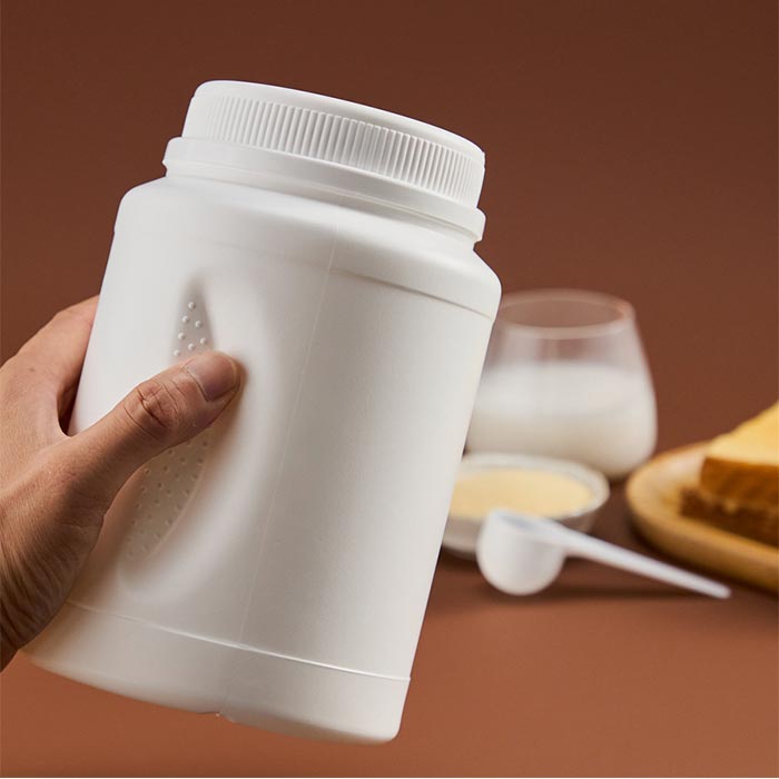 Best empty plastic Protein Powder Container with Airtight Lid for Powder and Versatile Kitchen and Travel
