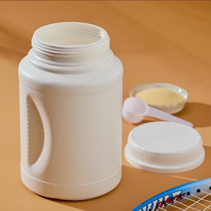 Best empty plastic Protein Powder Container with Airtight Lid for Powder and Versatile Kitchen and Travel