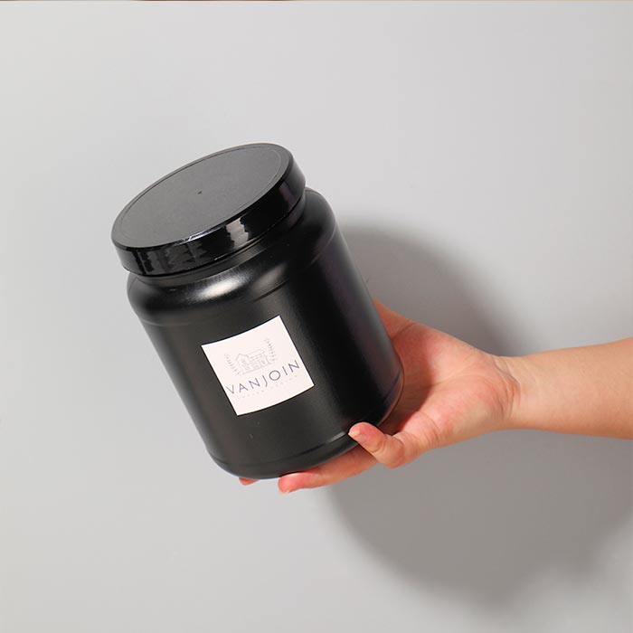 Airtight Plastic Powder Storage Jar Capacity Container for Powder and Versatile Kitchen and Travel Use Protective Lid