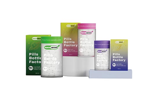120ml 300ml 500ml Empty Clear Plastic Pill Bottles Medicine Bottle Empty Chemical Containers with Caps for Liquid Solid Powder